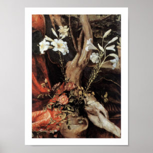 NATIVITY WITH WHITE LILLES - MAGIC OF CHRISTMAS POSTER
