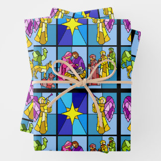 Nativity Wrapping Paper Sheet