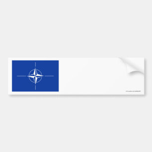 NATO Flag Bumper Sticker