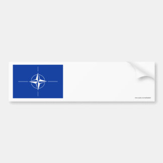 NATO Flag Bumper Sticker
