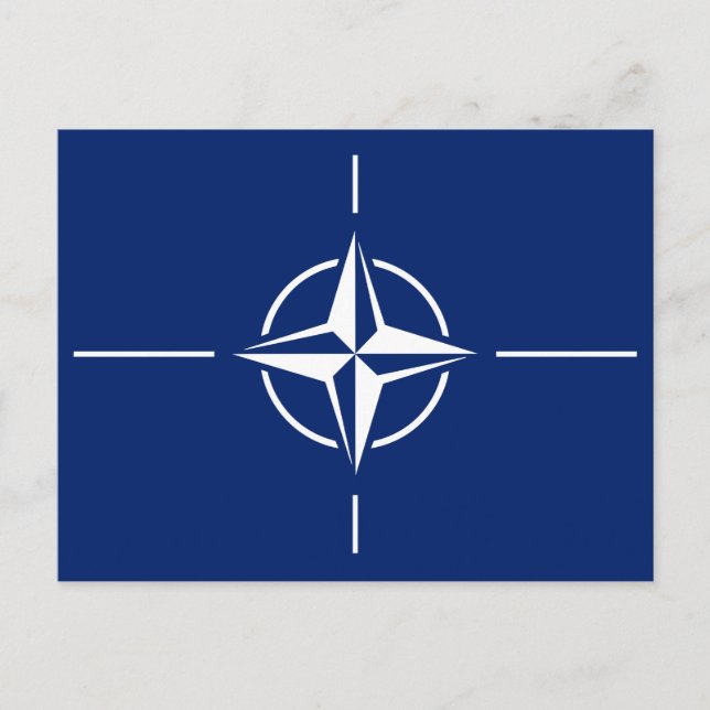 NATO Flag Postcard (Front)