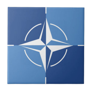 NATO ONAT flag symbol North Atlantic Treaty Organi Tile