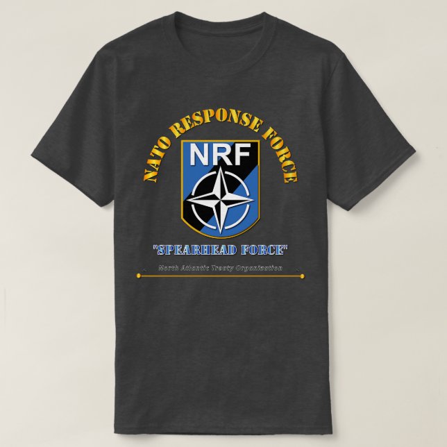 NATO Response  w Txt T-Shirt (Design Front)