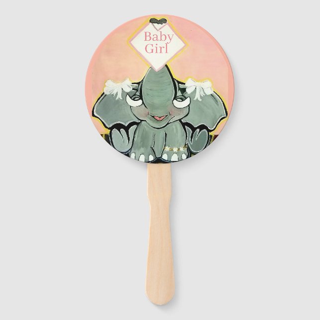 Natosha, The Elephant Speller Hand Fans (Front)