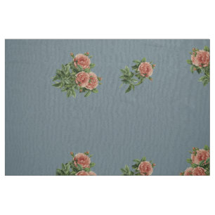 Nattier-blue Rose Roses bouquet Rosenbouquet Fabric