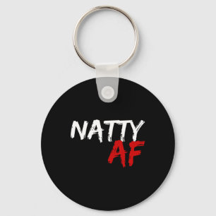 Natty Af Funny Bodybuilder Bodybuilding Workout Gy Key Ring