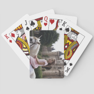 Natu Unicorn Playing Cards pink