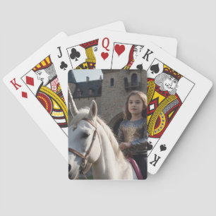 Natu Unicorn Playing Cards violet