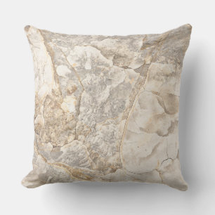 Natural Abstract Clay Patterns Neutral Colours Cushion