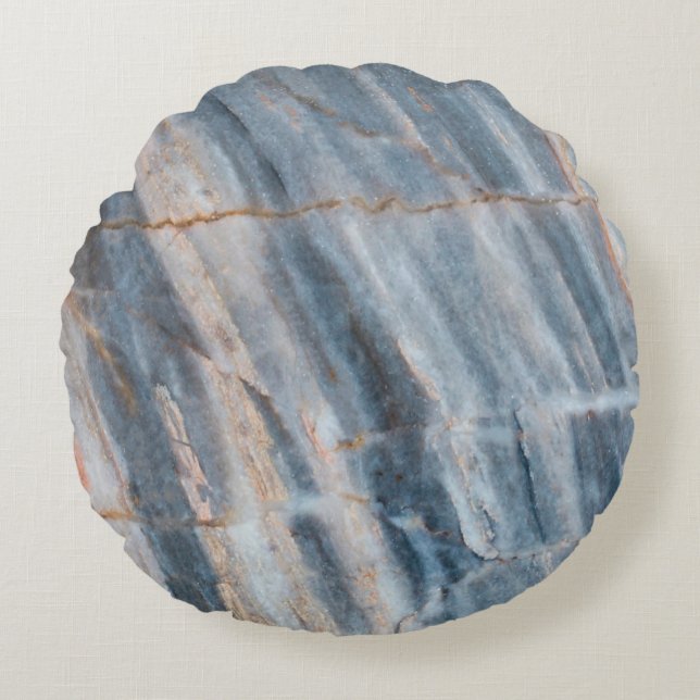 Natural abstract marble backgroundabstract, antiqu round cushion (Front)