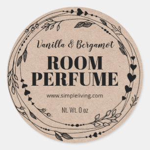 Natural Air Refresher Room Spray Labels