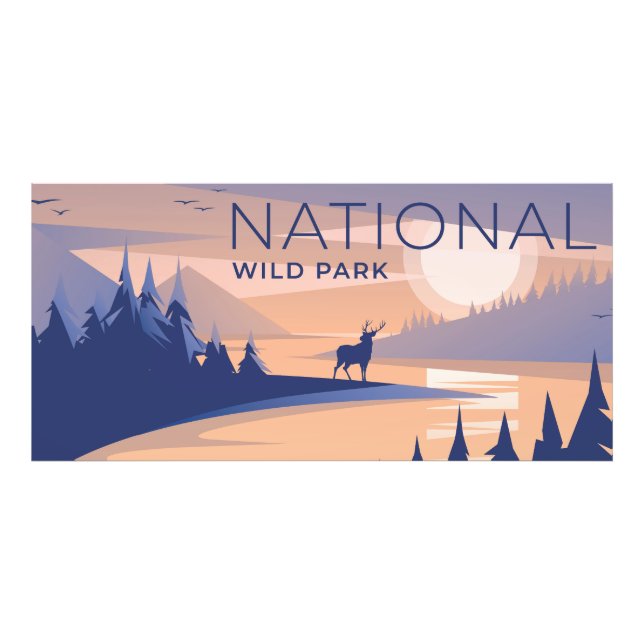 Natural Animal Park Photo Print (Front)