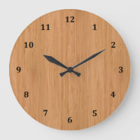 Natural Bamboo Wood Grain Look