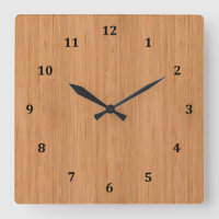Natural Bamboo Wood Grain Look