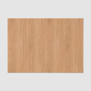 Natural Bamboo Wood Grain Look Tissue Paper