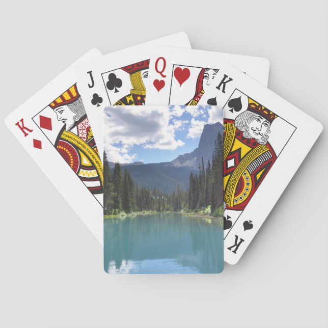 Natural Banff Landscape Playing Cards (Back)