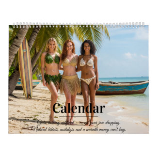 Natural Beach Calendar 2026 – Elegant & Playfull