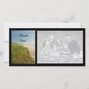 Natural Beach Thank You Card