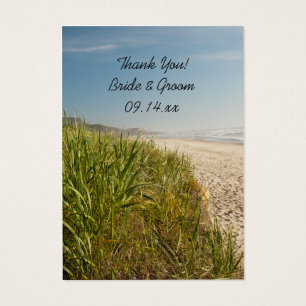 Natural Beach Wedding Thank You Favour Tags