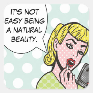 Natural Beauty Comic Book Stickers