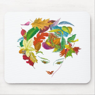 Natural Beauty ~ Mousepad/ Abstract Retro Modern Mouse Pad