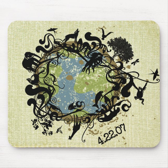 Natural Beauty - Preserve It! Mouse Pad (Front)