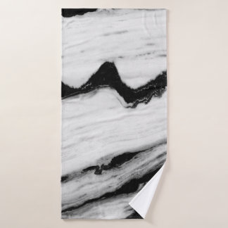 natural black and white marble texture, luxurious  bath towel