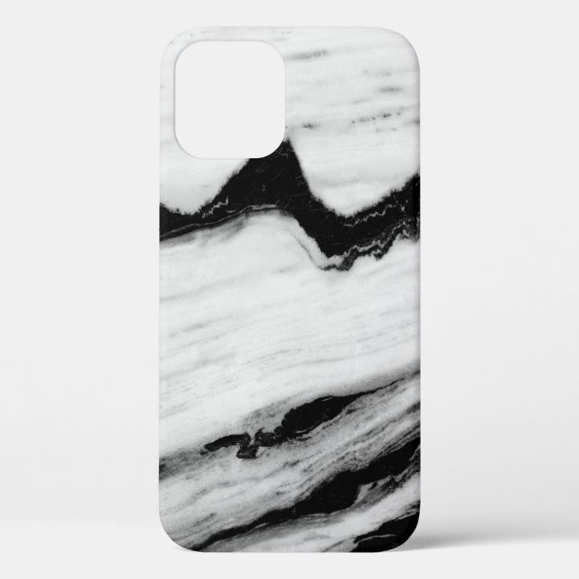 natural black and white marble texture, luxurious  Case-Mate iPhone case (Back)