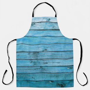 Natural blue wood, textured background. apron