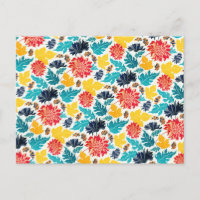 Natural Blue Yellow Watercolor Sunflowers Wedding