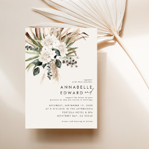 Natural bohemian botanical modern elegant foliage