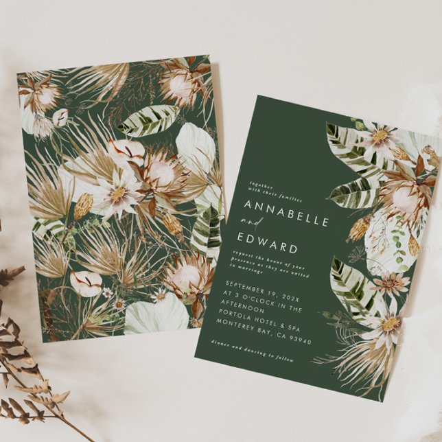 Natural bohemian botanical modern elegant green (Creator Uploaded)