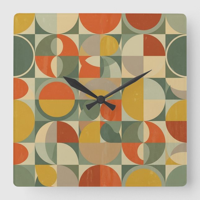 Natural Boho Wall Clock (Front)