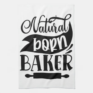Natural Born Baker Tea Towel