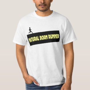 Natural Born Runner - Mens Running T Shirts