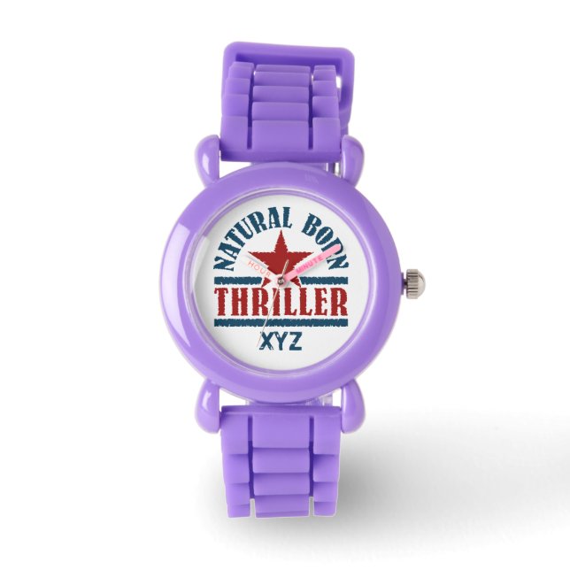 Natural Born Thriller custom watches (Front)