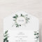 Natural Botanic Greenery Emerald Green Wedding