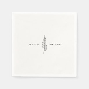 Natural Botanic Leaf Napkins 