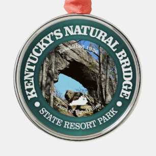 Natural Bridge SRP Metal Tree Decoration