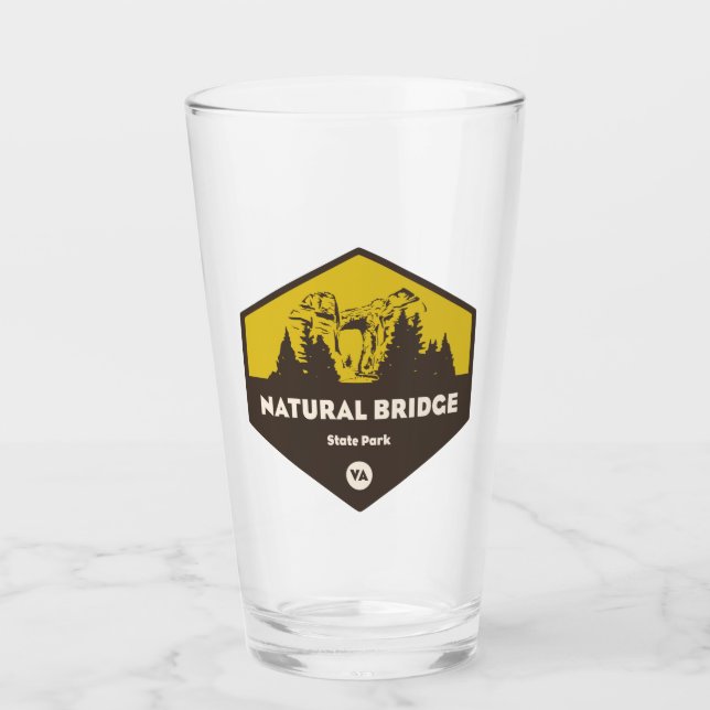 Natural Bridge State Park, Virginia Glass (Front)