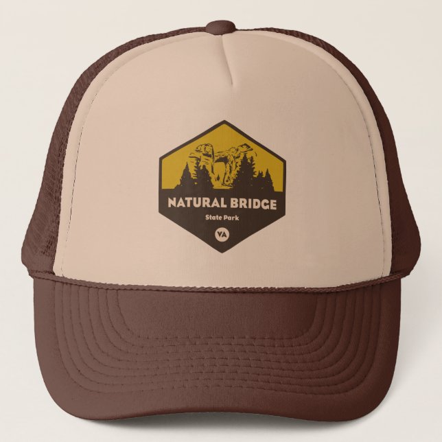 Natural Bridge State Park, Virginia Trucker Hat (Front)