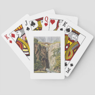 Natural Bridge, Valle d'Icononzo (colour litho) Playing Cards