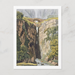 Natural Bridge, Valle d'Icononzo (colour litho) Postcard