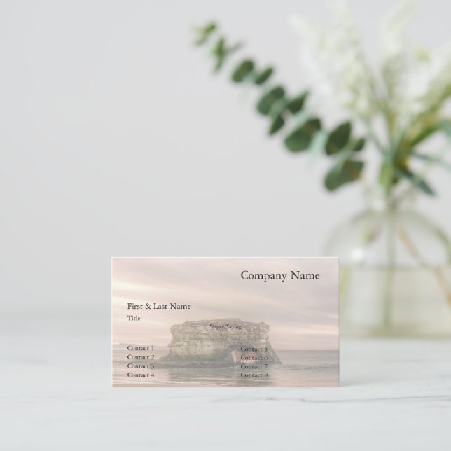 Natural Bridges 12 Business Card (Standing Front)