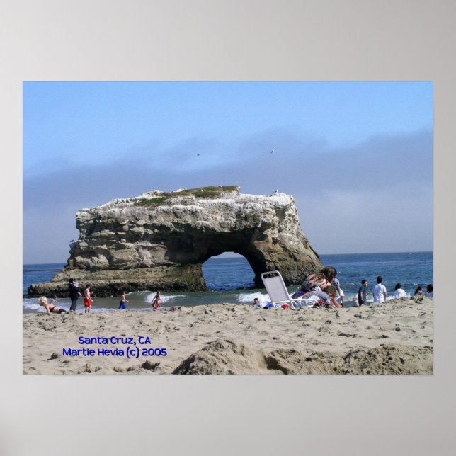 Natural Bridges Beach Print - Select Your Frame (Front)