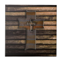 Natural Brown Wooden Cross