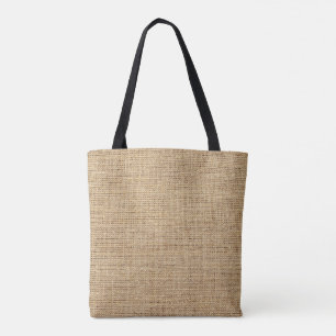 Natural Burlap Tote Bag