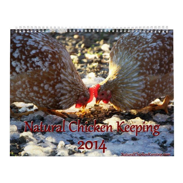 Natural Chicken Keeping '14 Minimalist Calendar LG (Cover)