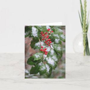 Natural Christmas Holiday Card