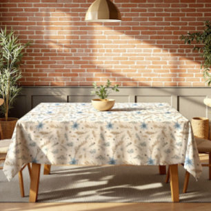 Natural Christmas Holiday – Rustic Farmhouse Decor Tablecloth